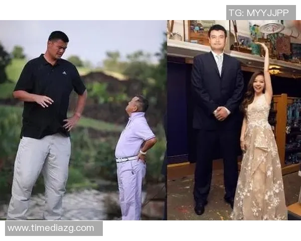 与篮球明星同框合影的身高差异与视觉冲击力分析